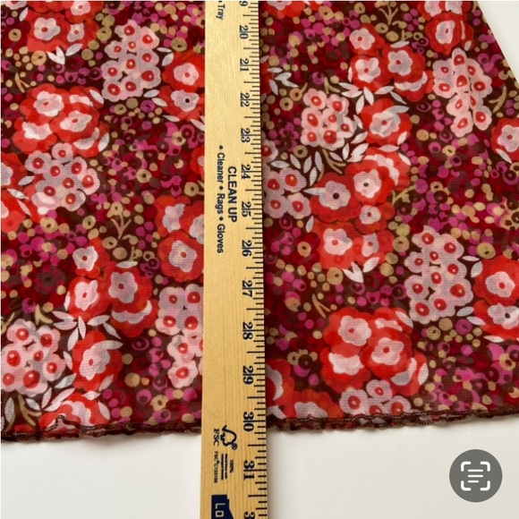 GAP Sexy Sheer Red Multicolor Floral Print Babydoll Nightie Sleepwear Large - Picture 8 of 10